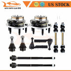 Set of 10 Front Tie Rod Ends & Sway Bar Kit for GMC Yukon (2007–2014)