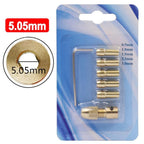 7X Brass Collet Drill Chucks Adapter for Motor Shaft Accessories