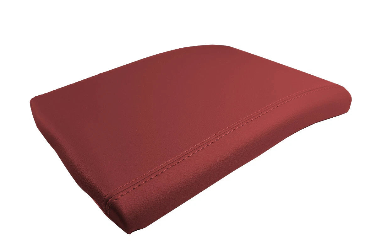 Leather Console Lid Cover for Ford F150 (2004–2008) Red