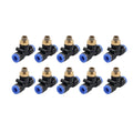 10pcs G 1/8" T Fitting Connector Tube 8mm for Tire Changer Parts