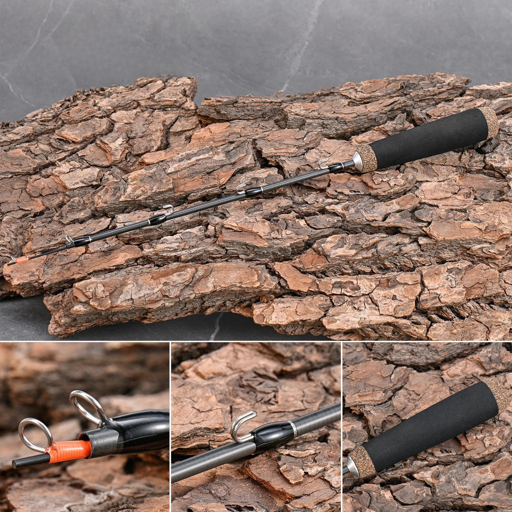 2-Piece Telescopic Ice Fishing Rod for Universal Use (50cm)