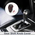 Gear Shift Knob Cover for Toyota Camry (2019–2022) Black Carbon Fiber Red