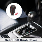 Gear Shift Knob Cover for Toyota Camry (2019–2022) Black Carbon Fiber Red