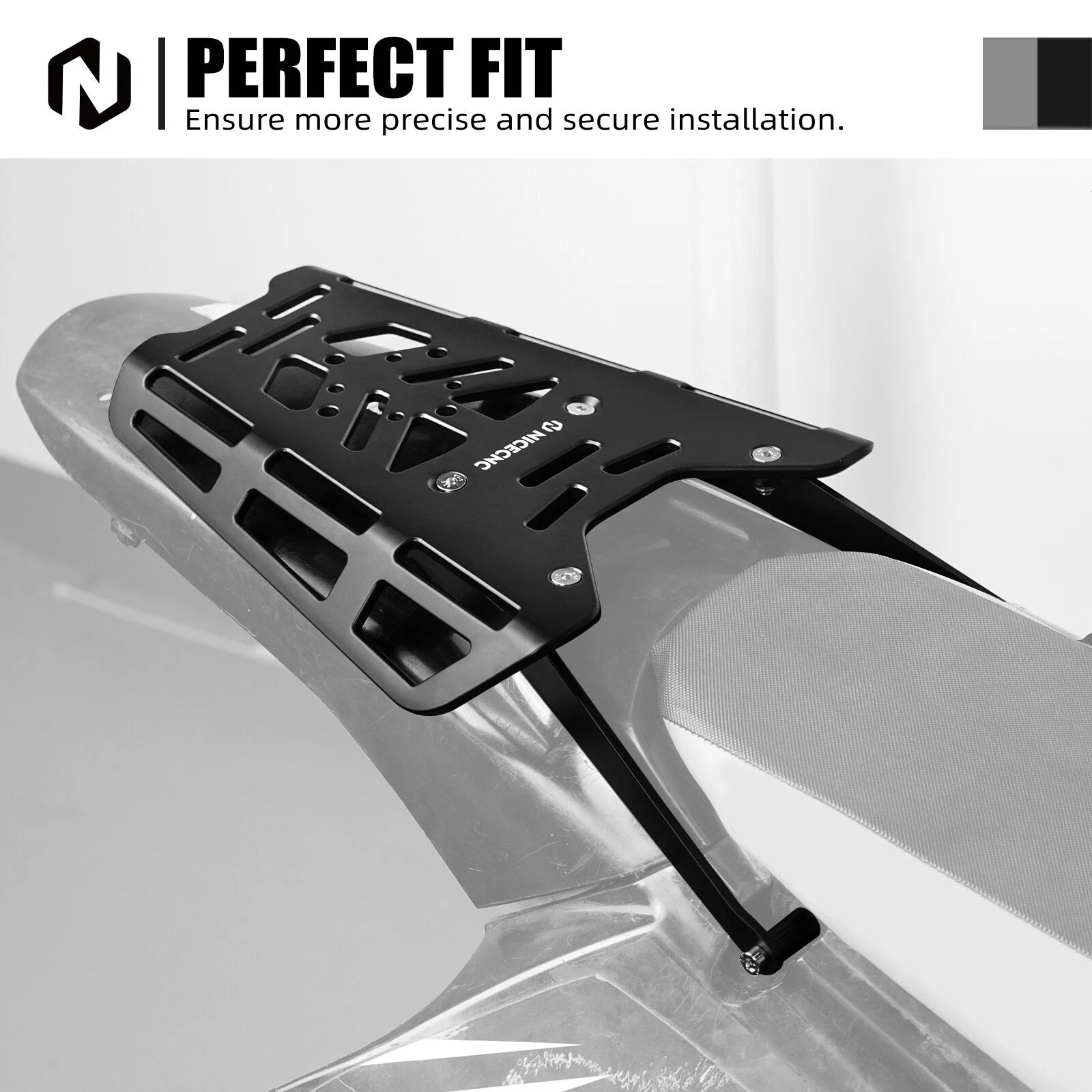 CNC Rear Tail Rack Luggage Rack Kit for Suzuki DRZ400S DRZ400SM (2000–2024)