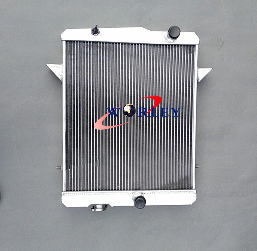 56mm Aluminum Radiator + Fan for Triumph TR4A (1965-1967)