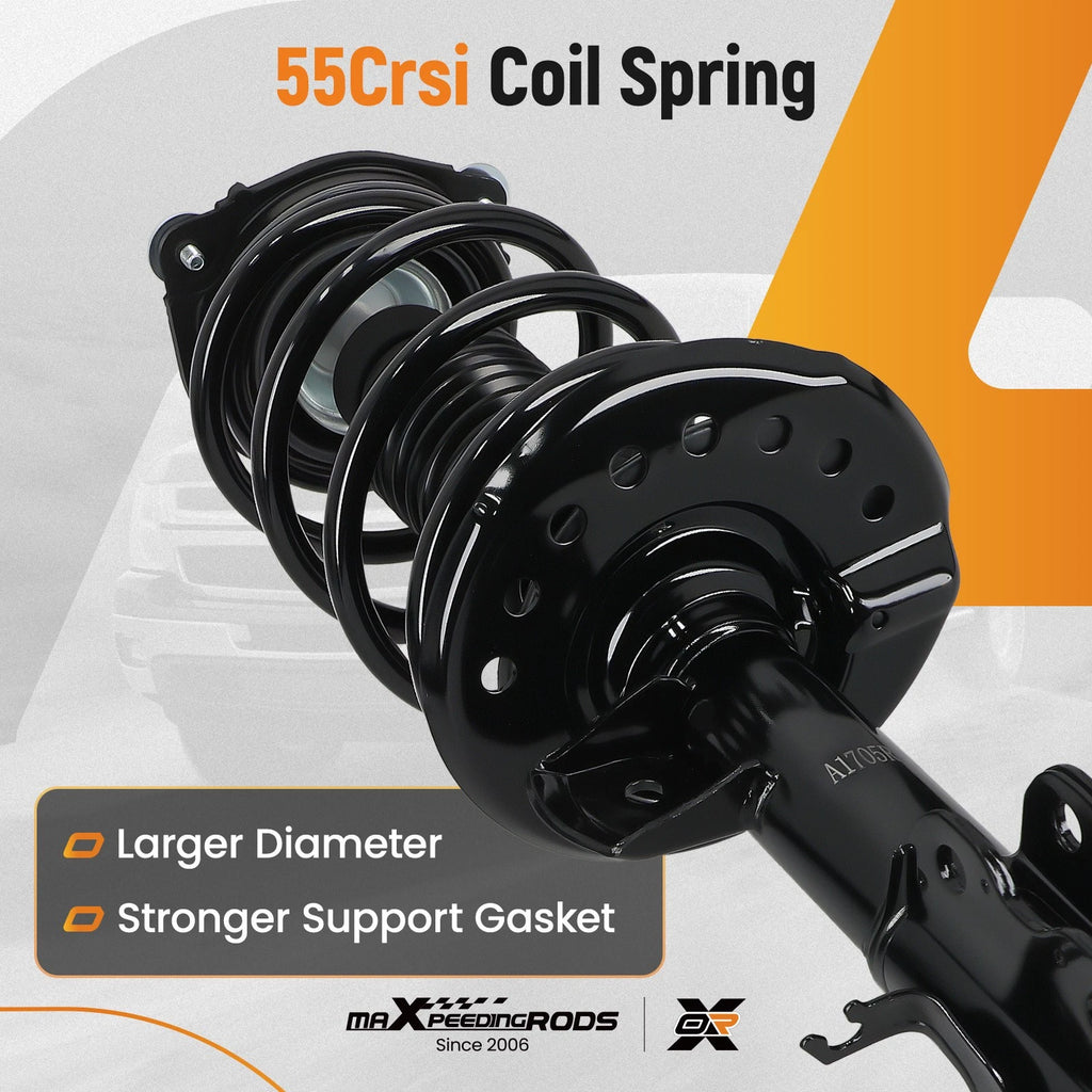 2X Front Strut with Coil Spring Assembly for Nissan Sentra (2014-2019)