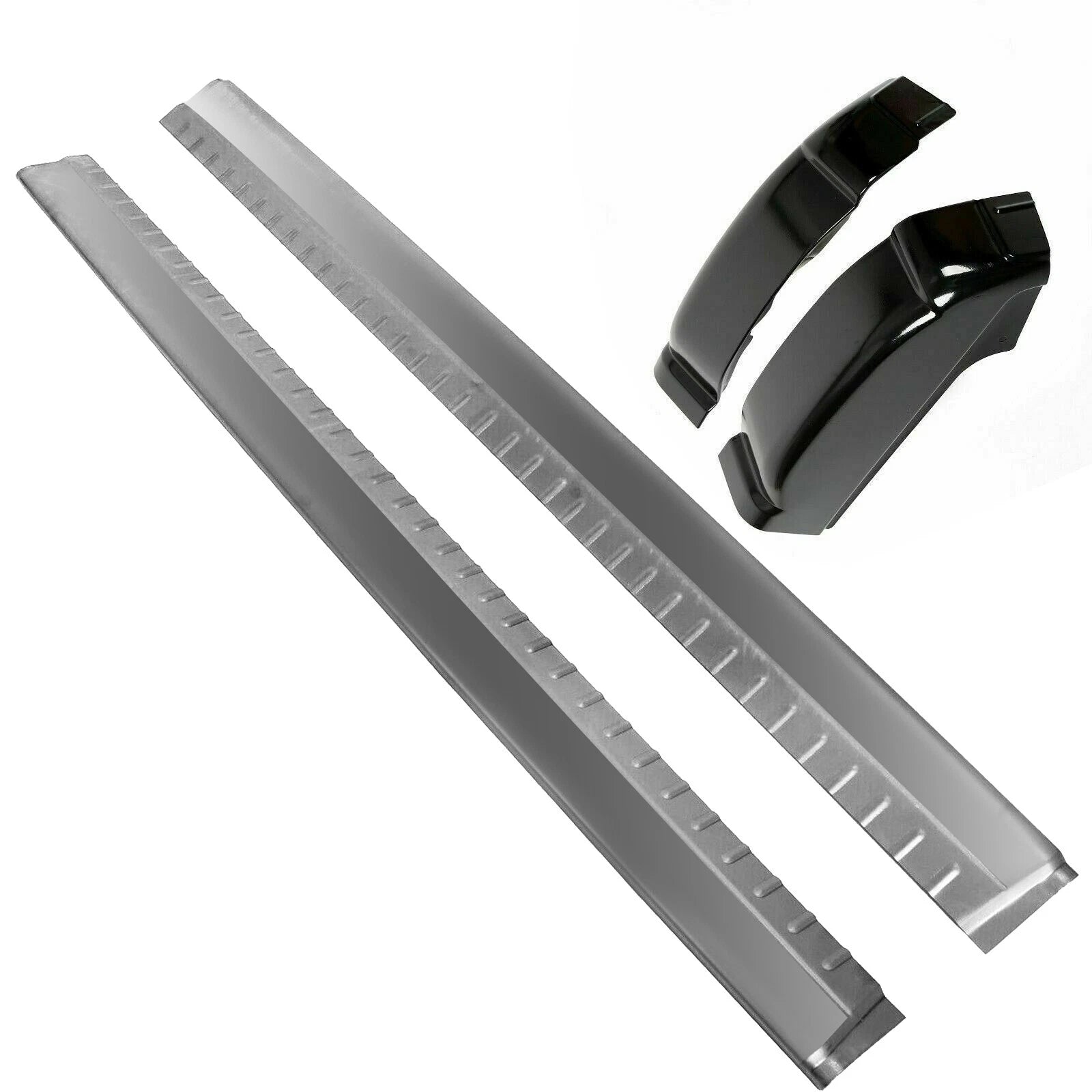 Set of 2 Rocker Panels & Cab Corners for Chevy Silverado GMC Sierra (1999–2007)