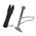 Adjustable Non-Slip Black Motorcycle Foot Side Stand for Make & Model