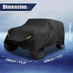 Custom Car Cover for Jeep Wrangler JK JL (2007–2023) Waterproof All Weather