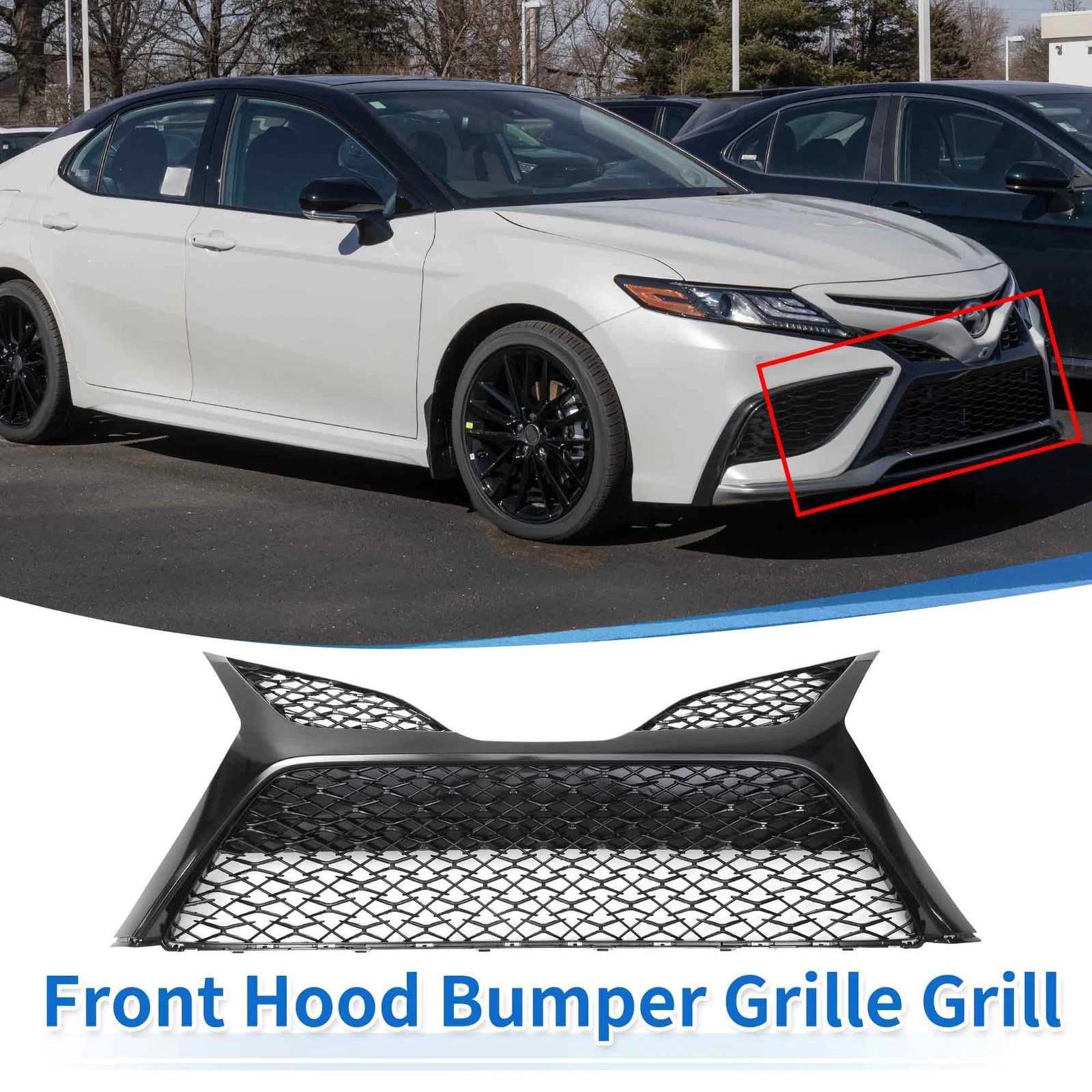 Front Hood Bumper Grille for Toyota Camry SE (2021–2022) No.5310206630