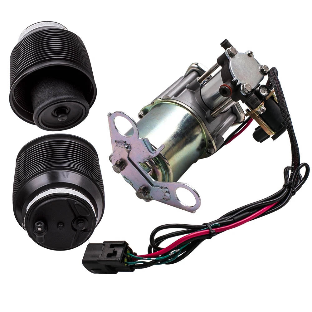 2x Rear Air Spring Bag & 1x Air Compressor Kit for Lexus GX470 (2003–2009) 4808035011