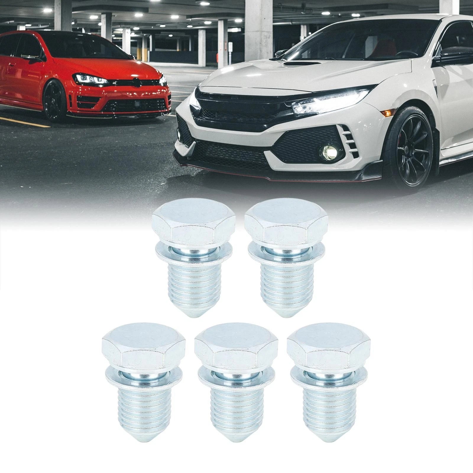 5pcs Engine Oil Drain Plug for Volkswagen Audi (2018–2019) N90813202