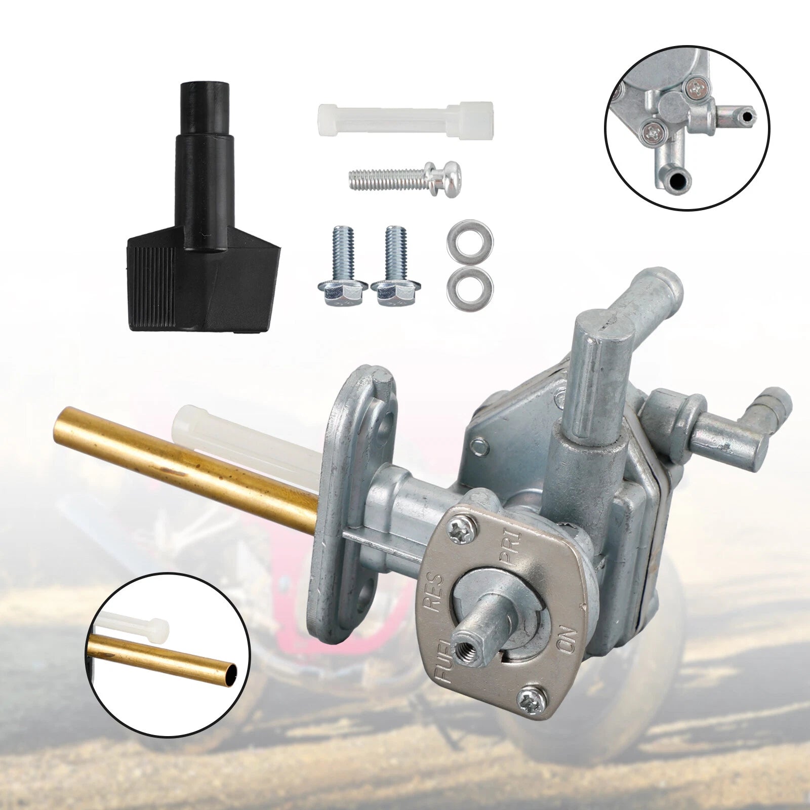 Gas Tank Fuel Cock Valve Petcock for Suzuki GSF600 GSF1200 (1995–2000) 44300-26E00