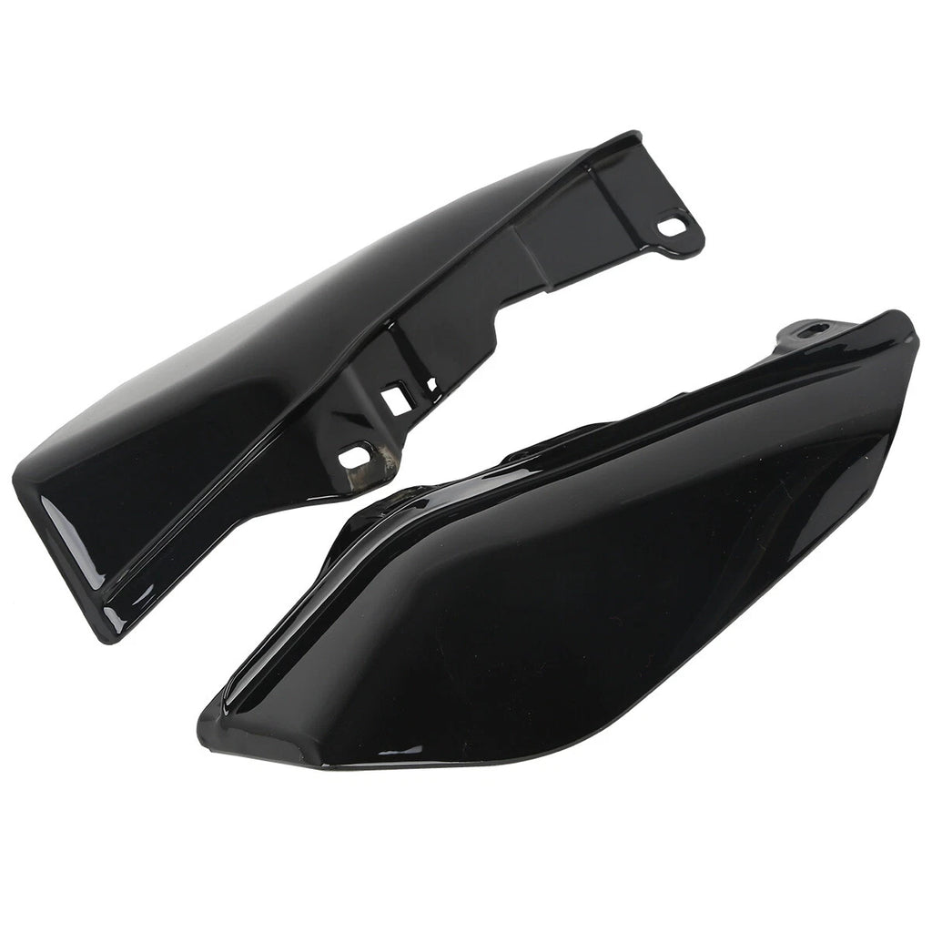 Black Mid-Frame Air Deflectors for Harley Touring Road Street Glide (2009–2023)