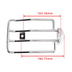 Chrome Solo Seat Luggage Rack for Harley Sportster XL 883 1200 (2004–2022)