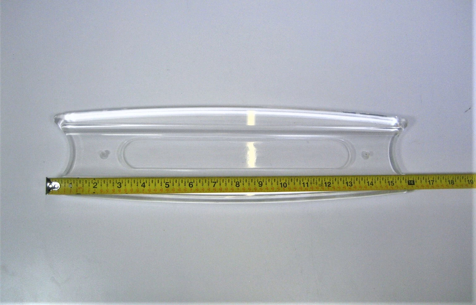 Polycarbonate Clear Step for Oval-Shaped Marine Ladders (16-1/2"L x 4-1/2"W)