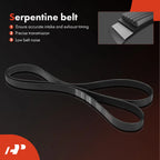 3X Serpentine Belt Drive Component Kit for Ford Taurus (1998-2000)