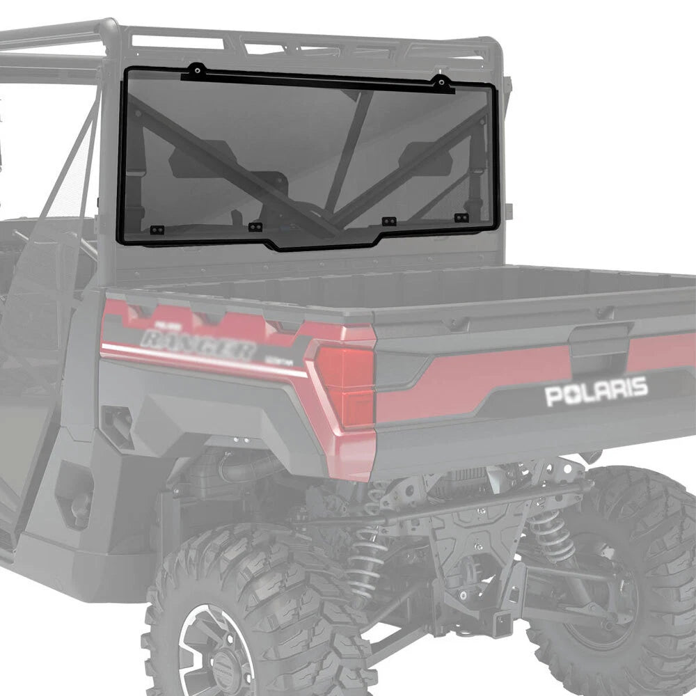 UTV Dark Back Windshield for Polaris Ranger XP 1000/Crew (2017–2025)