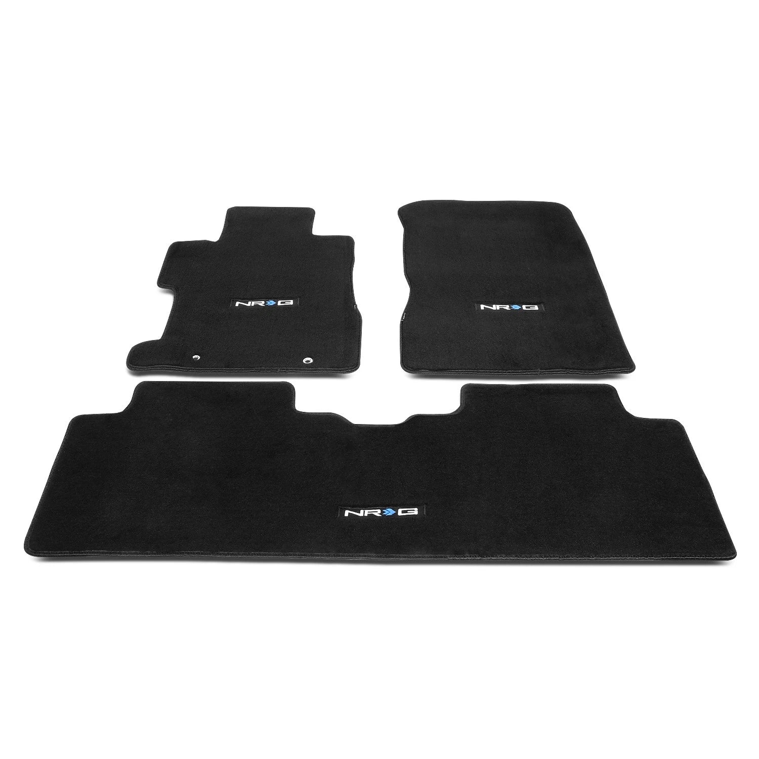 Set of 4 Floor Mats for Honda Civic 4-Door Sedan (2006–2011) FA/FD Nylon Black