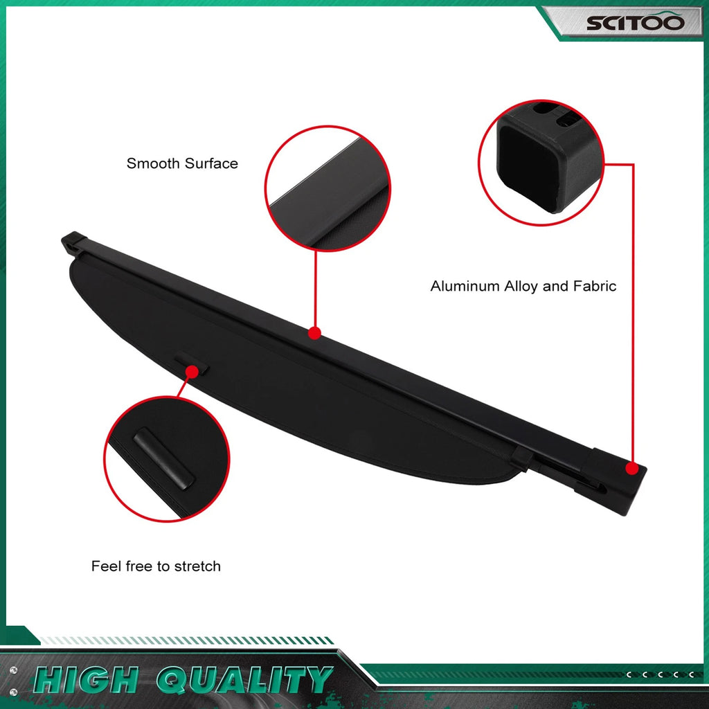 Tonneau Privacy Shield Retractable Cargo Cover for Kia Sorento (2015)
