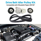 Drive Belt Tensioner Idler Pulley Kit for Pajero NM NP (1997–2006)