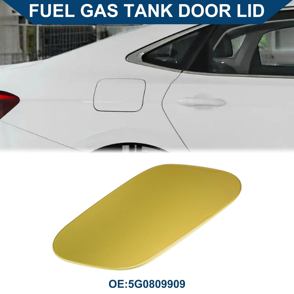 Fuel Tank Door Cap for Volkswagen Golf (2014–2018) Gold Tone