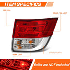 Passenger Side Chrome Outer Tail Light Stop Brake Lamp for Honda Odyssey (2014–2017)