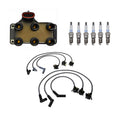 Set of 6 Denso Ignition Coil Wire & Platinum Spark Plugs for Ford Mazda 3.0 V6