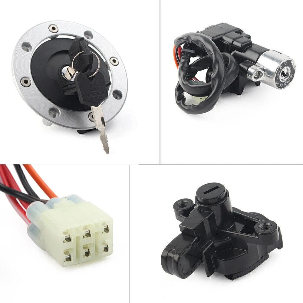 Ignition Switch Lock Fuel Gas Cap Key Kit for Suzuki GSF600 GSF1200 (1995–2005)