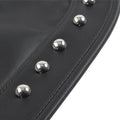 Black PU Leather Rear Fender Bib Solo Seat for Harley Heritage Softail (06-17)