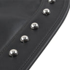 Black PU Leather Rear Fender Bib Solo Seat for Harley Heritage Softail (06-17)