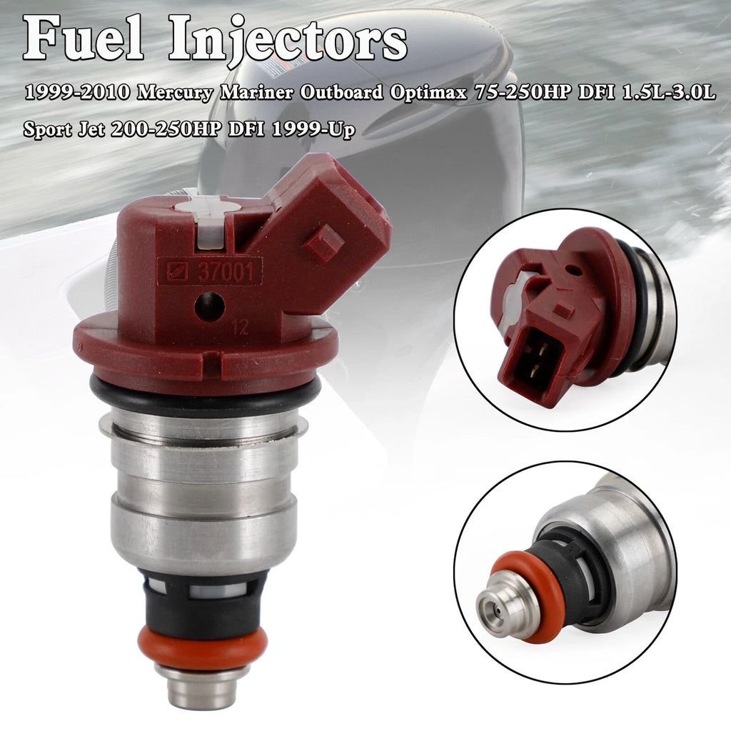 Fuel Injectors 37001 for Mercury Outboard Mariner (75-225 HP)