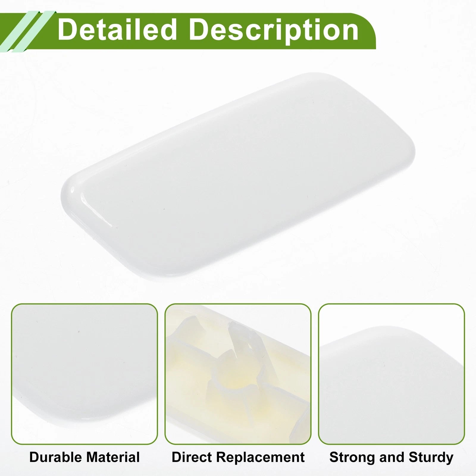 Front Right Washer Nozzle Cover Cap for Toyota Prado (2012–2015) 8504460180 White
