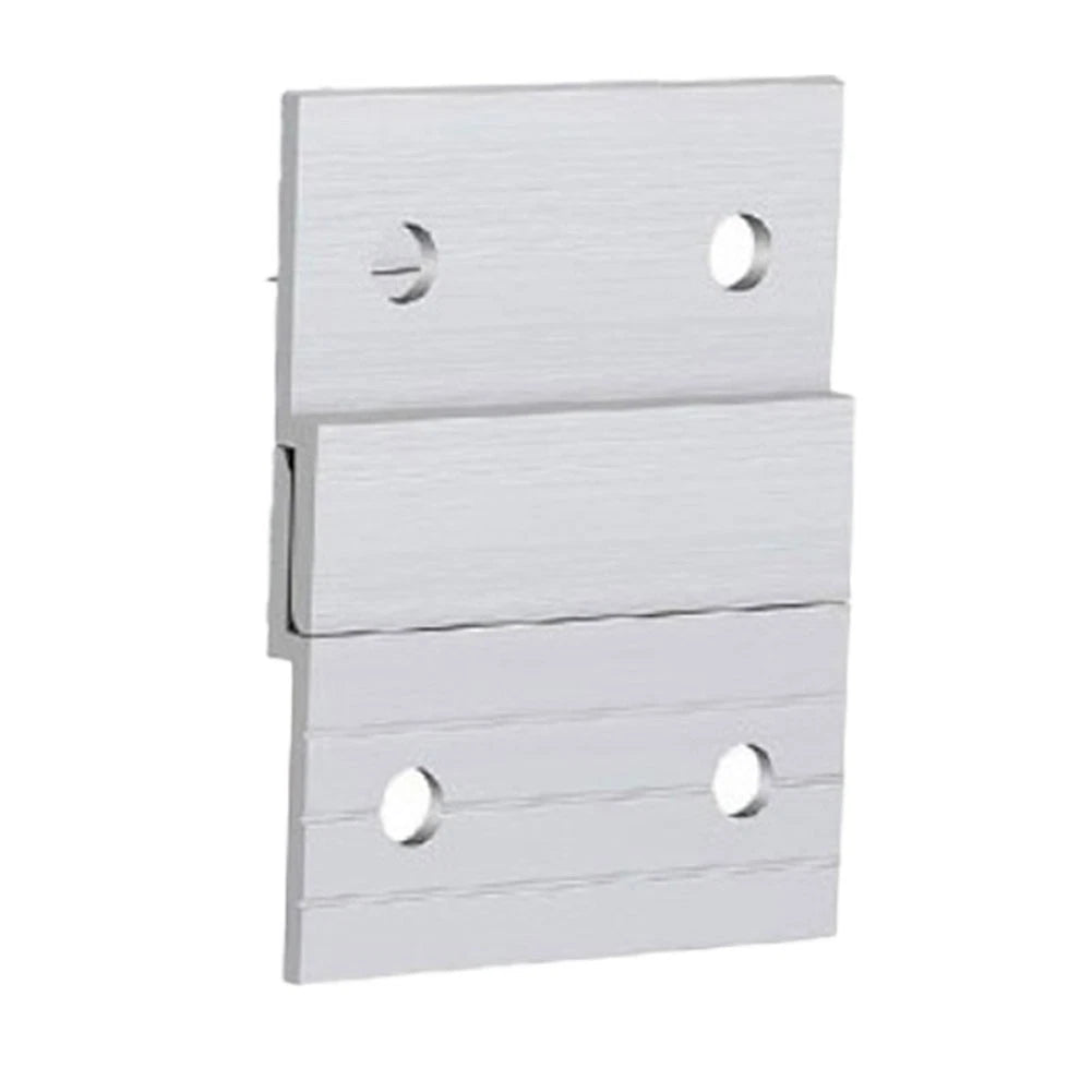 Set of 2 Aluminum Alloy Z Shaped Wall Panel Brackets for Display Mounting