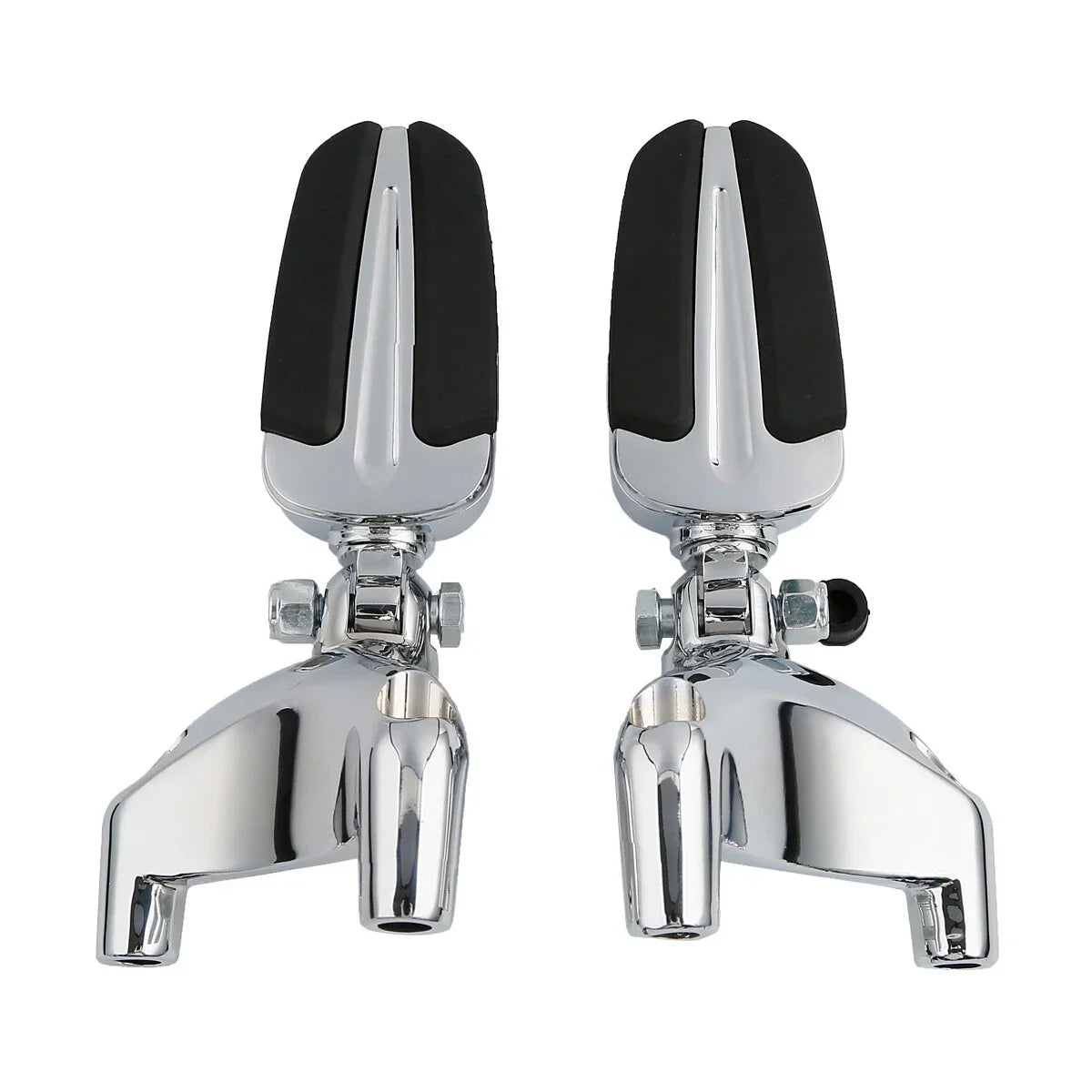 Chrome Rear Passenger Foot Peg Mount for Harley Sportster 1200 883 (2004-2013)