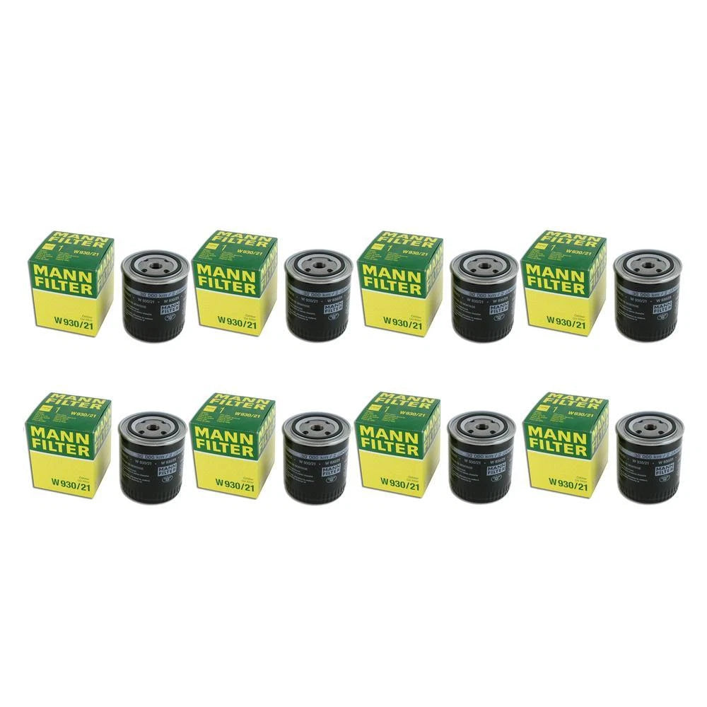 Set of 8 Engine Oil Filters for Audi Nissan VW Volvo