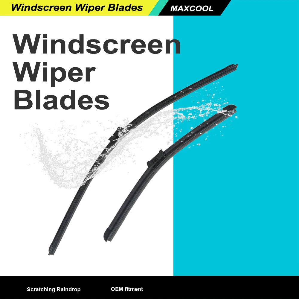 Aero Flat Wiper Blades Set of 2 for Ford Fiesta (2008–2017) 26" 15"