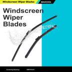 Aero Flat Wiper Blades Set of 2 for Ford Fiesta (2008–2017) 26" 15"