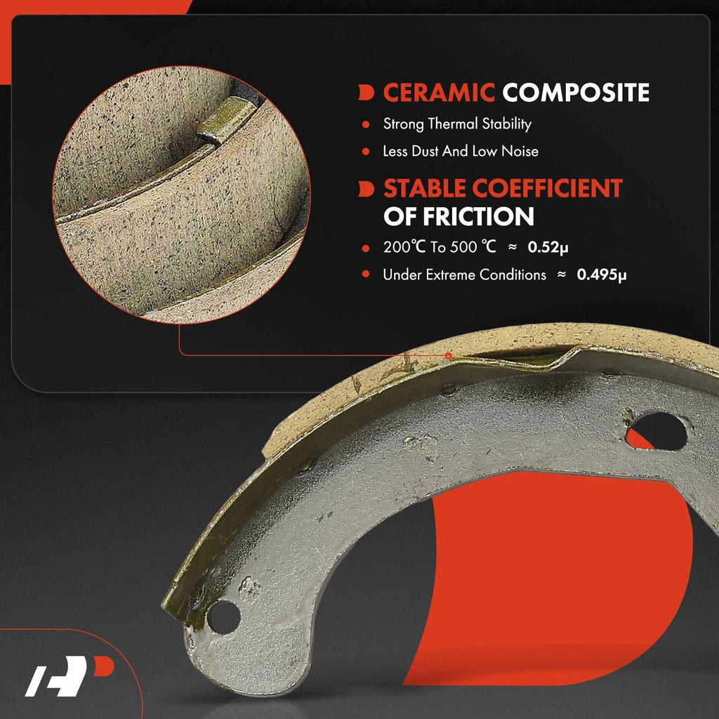 Brake Drums + Ceramic Brake Shoes for Chevrolet Malibu (2004–2007)