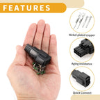 8 Pin Front Headlight Connector Plug for Honda - Male Female Wire Terminal