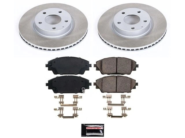 Front Brake Pad and Rotor Kit for Mazda 3 2.5L (2014–2018) NP725MB