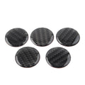 Set of 5 Door Handle Push Button Knobs Cover Trim for Jeep Wrangler JK (2007–2017)