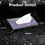 Crystal Car Visor Tissue Dispenser for PU Leather Backseat (2010-2025)