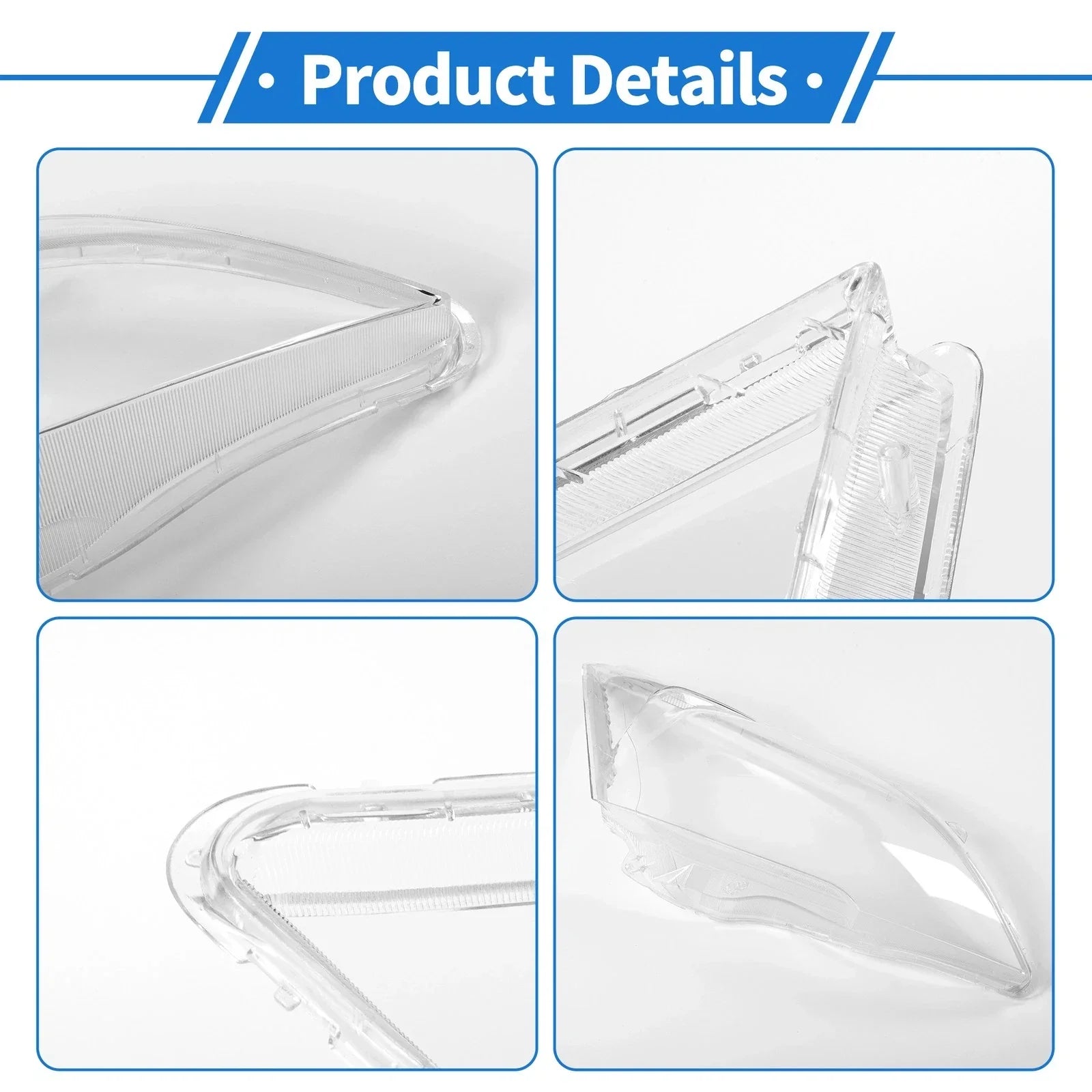 Car Front Right Headlight Lens Cover for Honda CR-V (2007-2011)