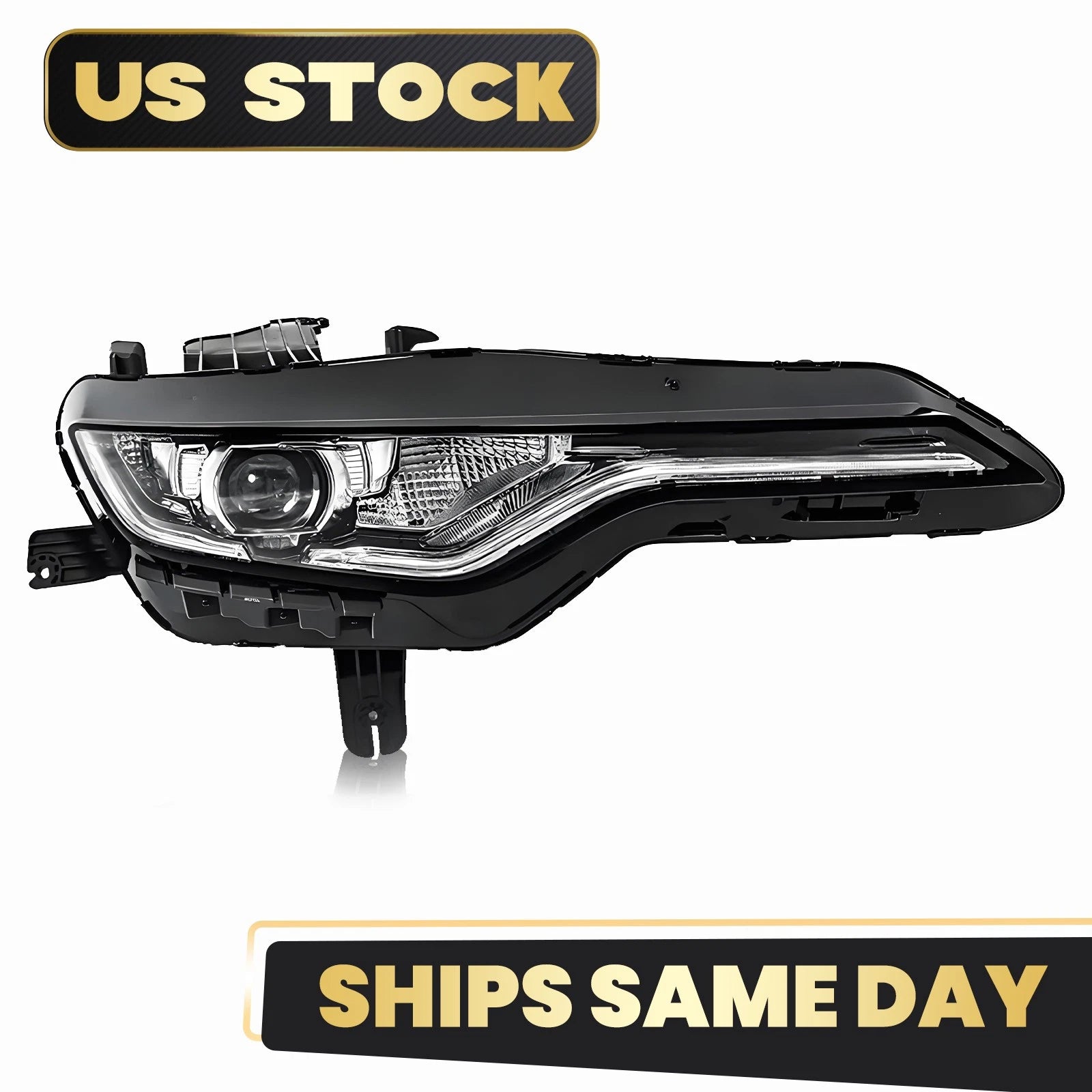 LED Headlight for Chevy Camaro (2019–2024) Right Passenger, LED DRL