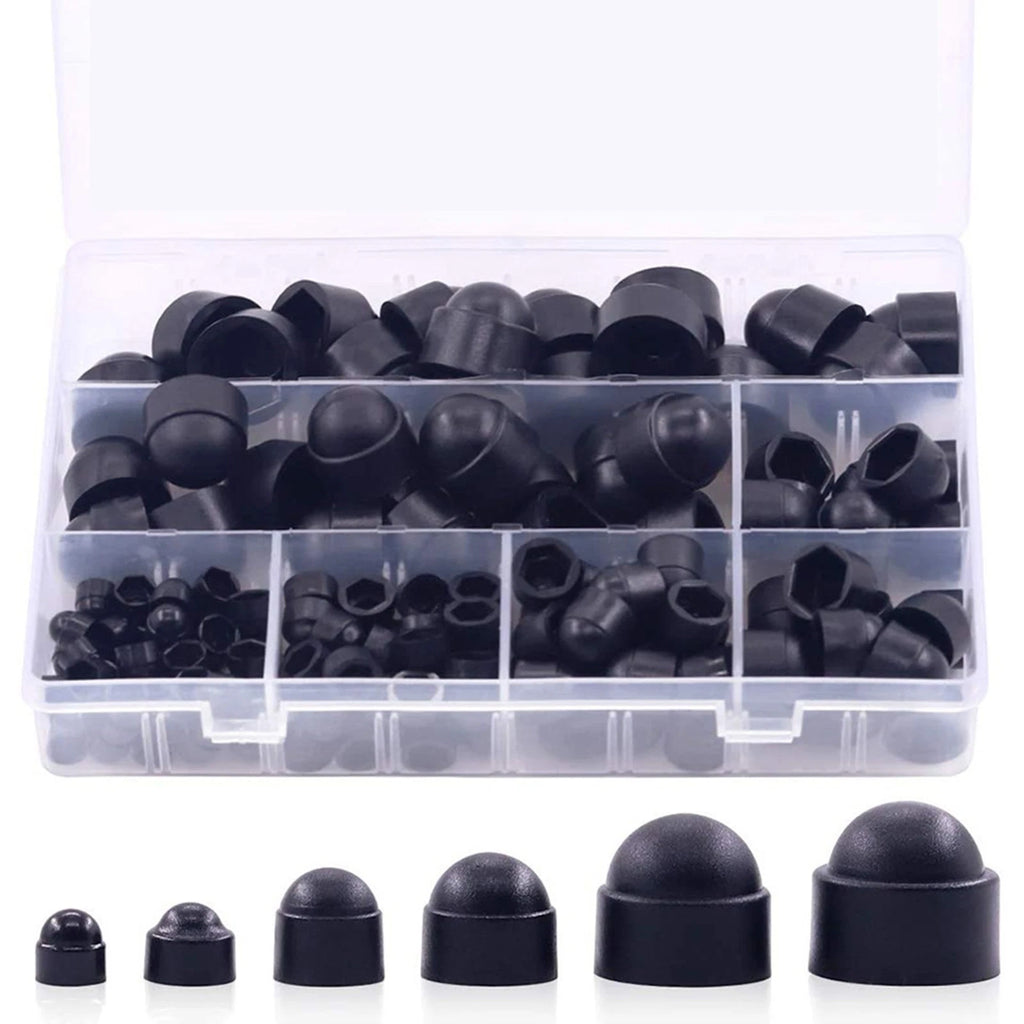 160pcs Nylon Nut Covers for Indoor and Outdoor Applications