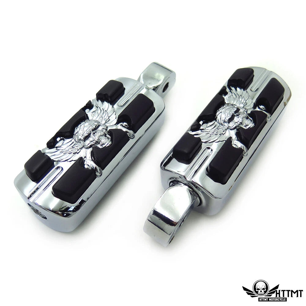 Pirate Skull Footpegs for Suzuki Boulevard C90 (2013–2015) / Marauder 800 (1997–2004)