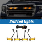 LED Front Grille Lights for Toyota Tacoma TRD PRO (2016–2022) Amber