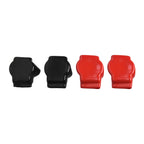 Set of 2 Battery Terminal Rubber Covers for Car RV Boat - Red Black