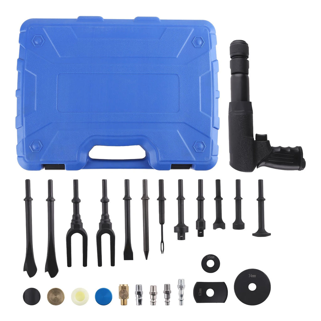 19PCS Air Chisel Kit for Automotive Repair Tools with Carrying Case